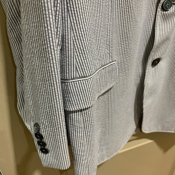 Brooks Brothers 1818 100% Cotton Seasucker Blazer 42L - Picture 5 of 6